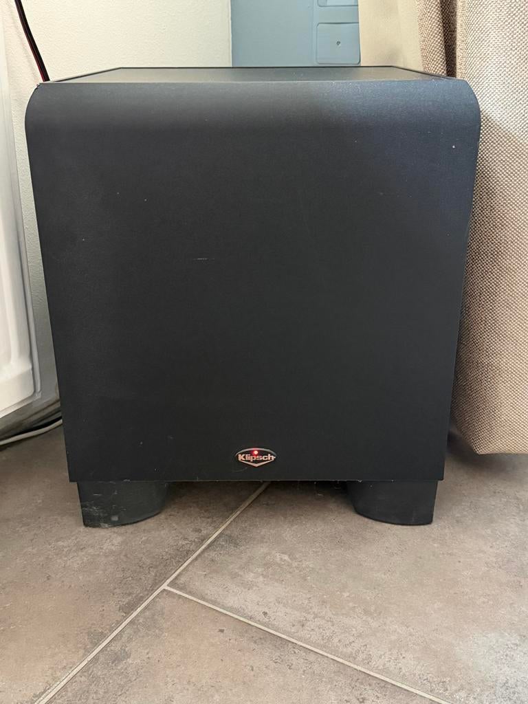 Klipsch KSW10 Subwoofer - Krachtige Bass (225W, 4 Ohm), Audio, Tv en Foto, Luidsprekers, Subwoofer, Zo goed als nieuw, 120 watt of meer