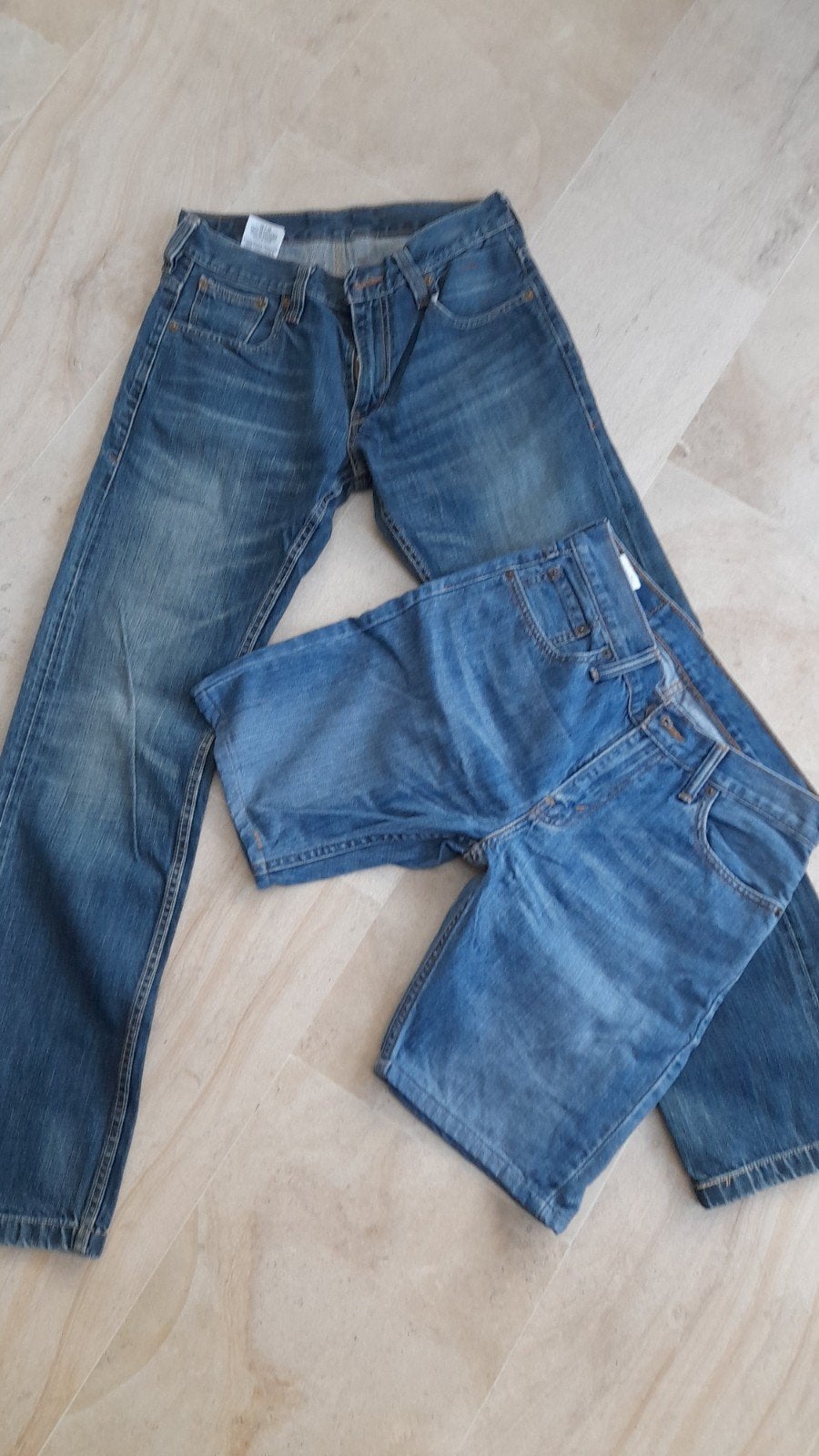 levi's 514 + 514 short, Ophalen of Verzenden, Gedragen, Blauw, W32 (confectie 46) of kleiner