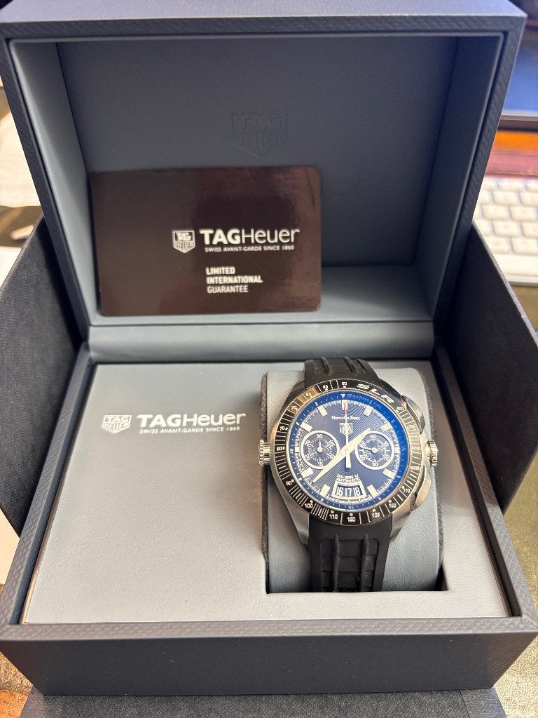 Tag Heuer Mercedes Benz SLR 2019, Sieraden, Tassen en Uiterlijk, Horloges | Heren, Ophalen, Staal, Polshorloge, Kunststof