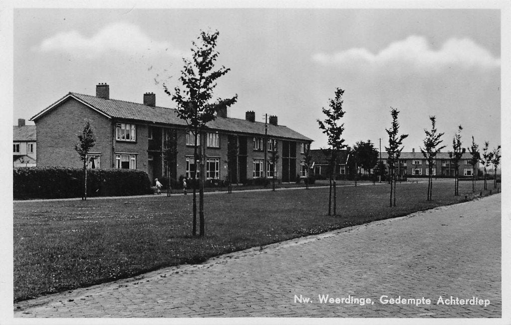 035 Nieuw Weerdinge - Ged. Achterdiep 1954, Verzamelen, Ophalen of Verzenden, Voor 1920, Drenthe
