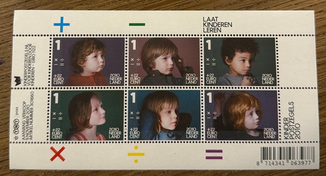 Postzegels pf. Kinderpostzegels 2010, Postzegels en Munten, Ophalen of Verzenden, Na 1940, Postfris