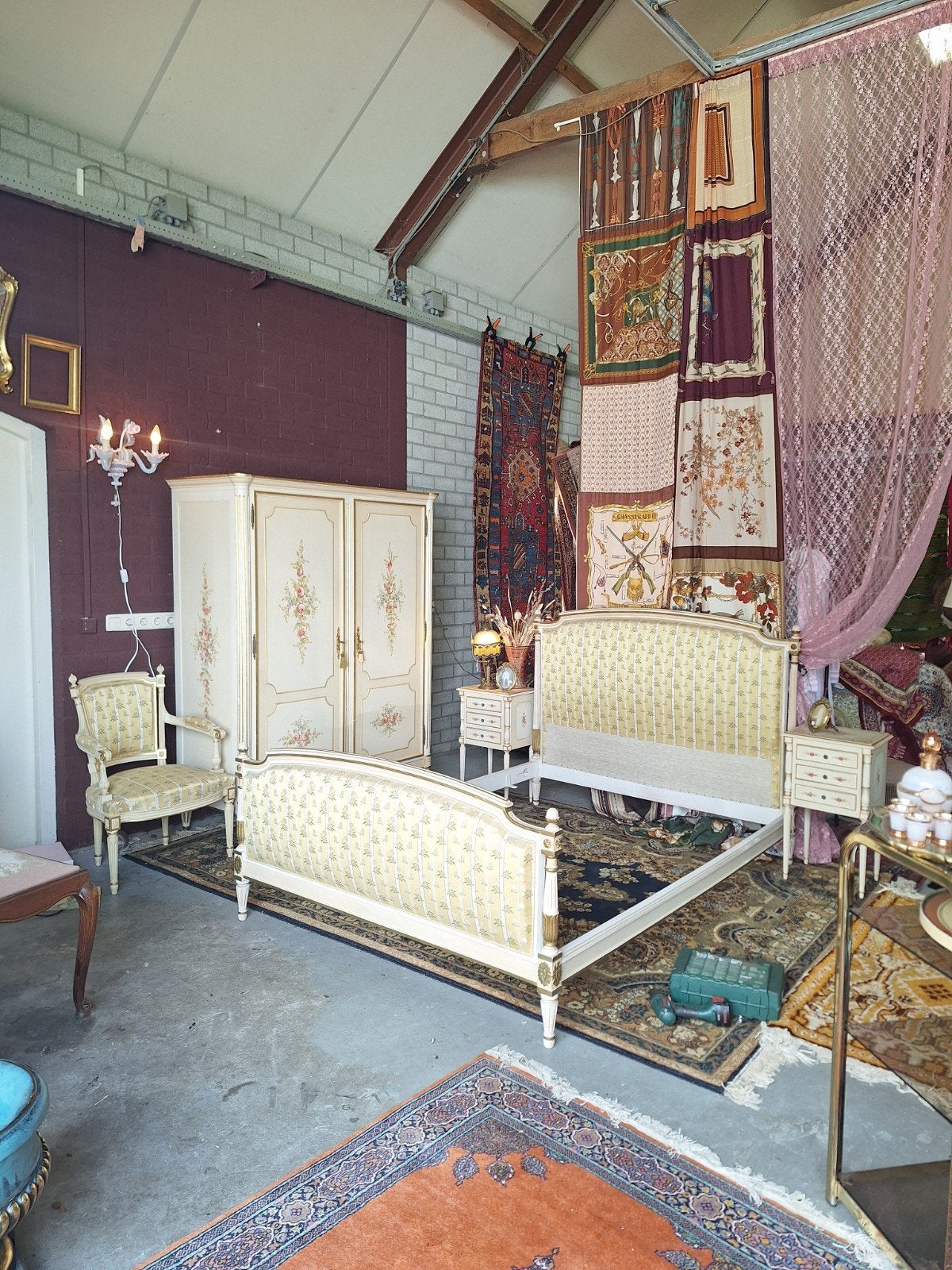 5 delige Franse slaapkamer set, Ophalen, Zo goed als nieuw, Tweepersoons