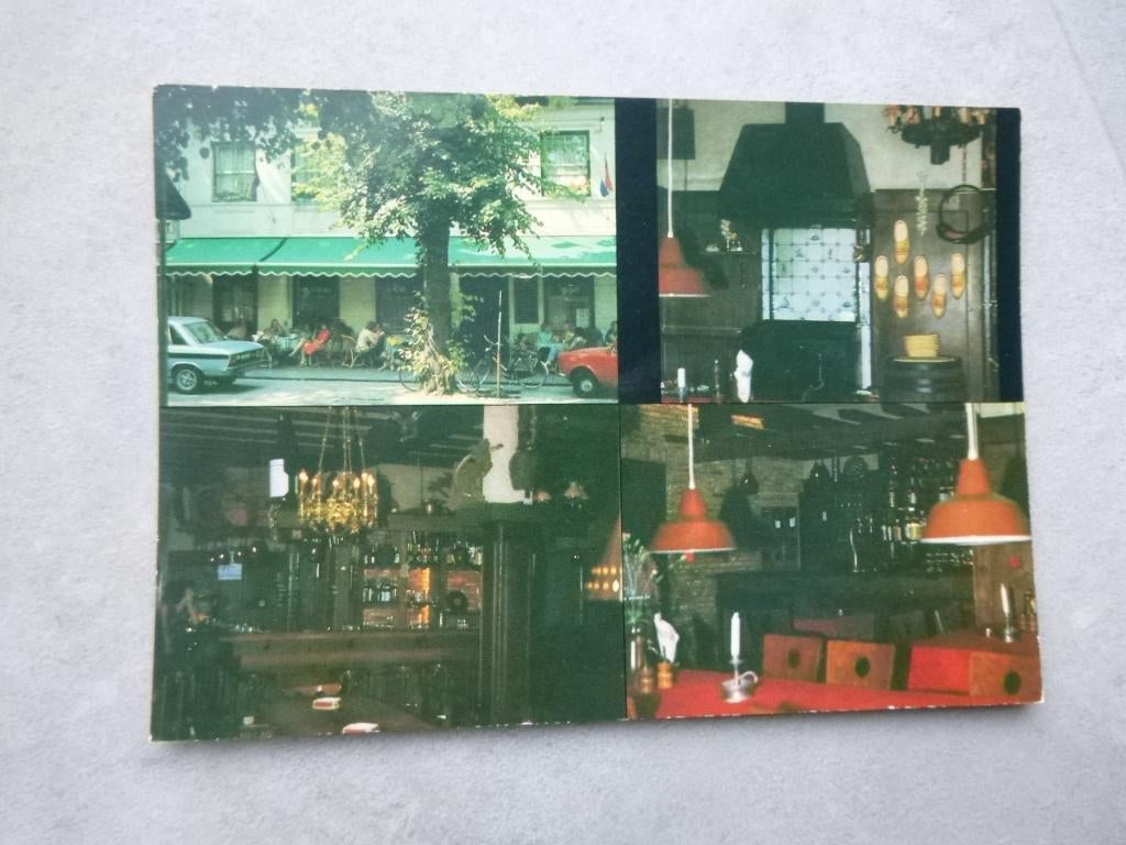 Oisterwijk, cafe bar de Dorpsherberg/interieur, Verzenden, 1980 tot heden, Ongelopen, Noord-Brabant