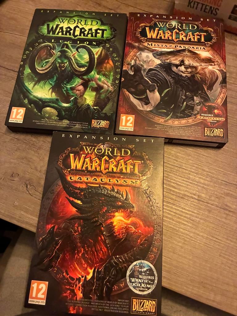 Blizard collectie (Diablo en World of Warcraft), Spelcomputers en Games, Games | Pc, Ophalen, 1 speler, Zo goed als nieuw, Role Playing Game (Rpg)