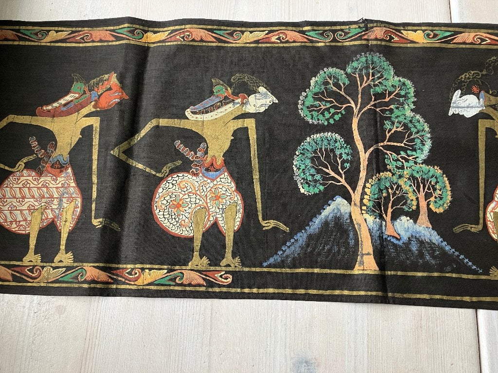 oude batikloper 100x35 cm., Ophalen of Verzenden