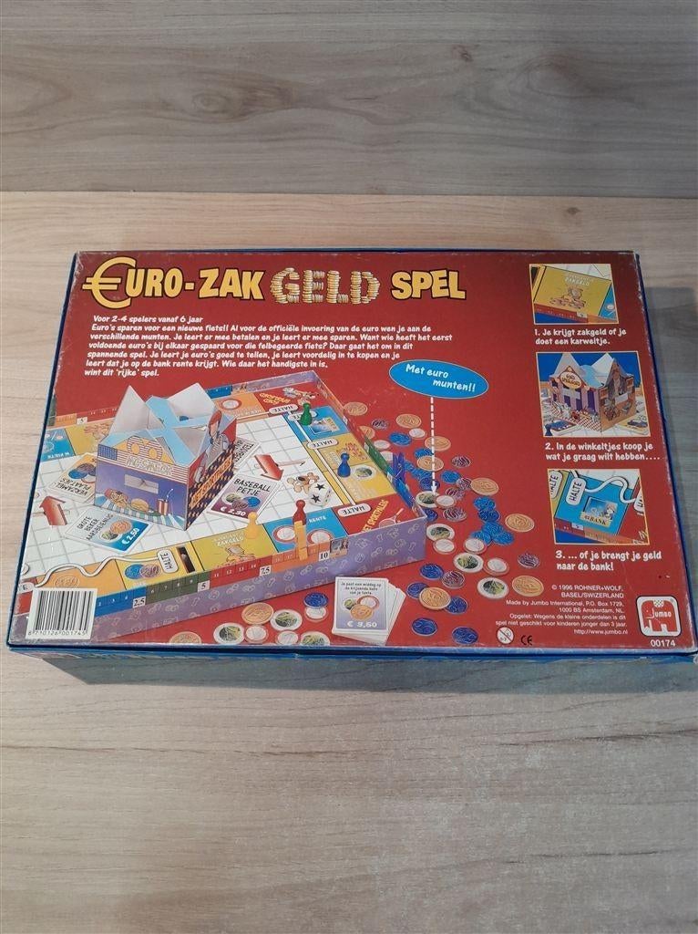 euro zakgeld spel - s6219, Hobby en Vrije tijd, Gezelschapsspellen | Bordspellen, Verzenden, Zo goed als nieuw
