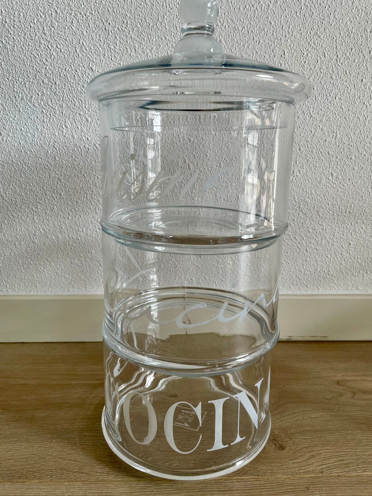 Riviera Maison, Gebruikt, Glas, Ophalen of Verzenden, Stapelbaar