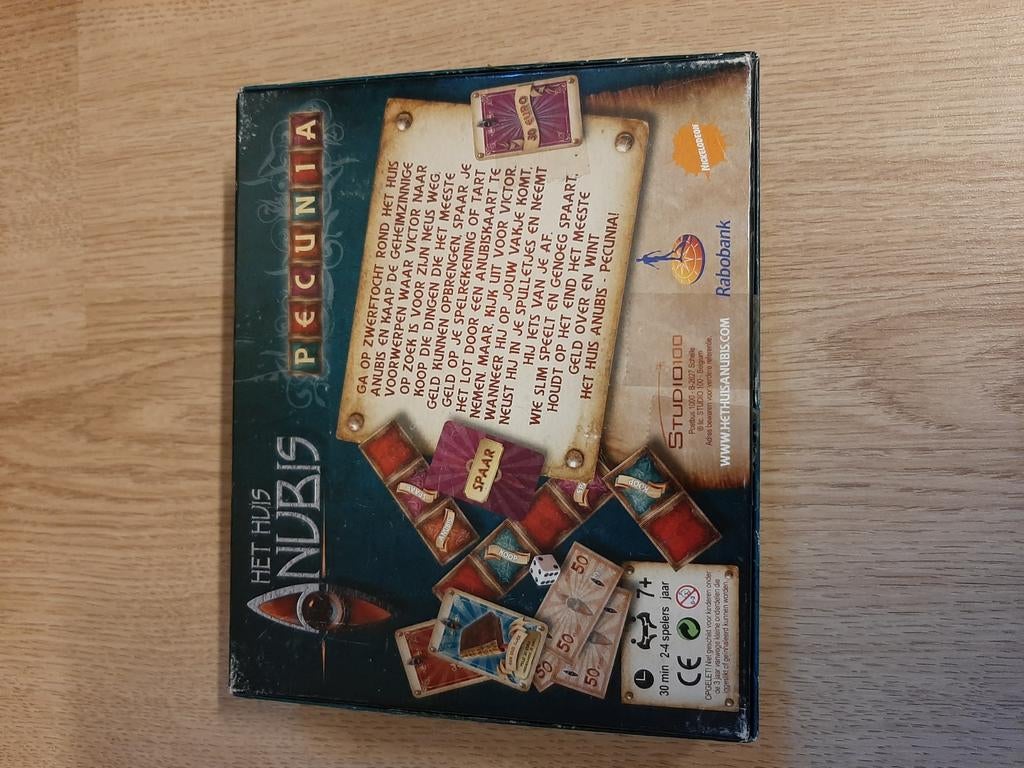 Het huis Anubis pecunia spel, Hobby en Vrije tijd, Gezelschapsspellen | Bordspellen, Ophalen of Verzenden