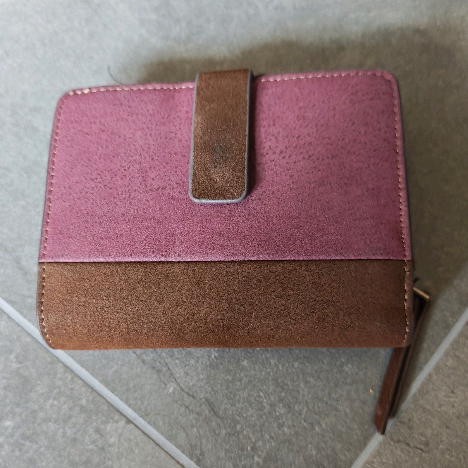 Paars bruine portemonnee parfois, Sieraden, Tassen en Uiterlijk, Ophalen of Verzenden, Gebruikt, Paars, Overige merken