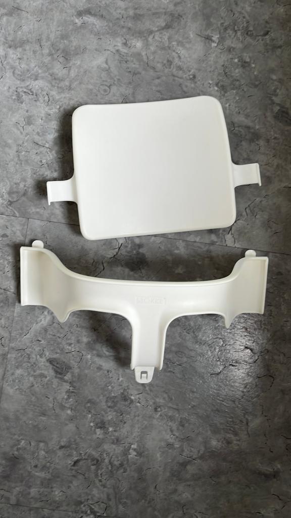 Stokke set wit, Kinderen en Baby's, Kinderstoelen, Ophalen, Meegroeistoel