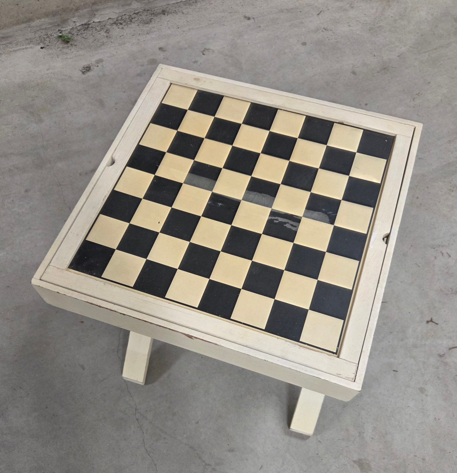 Schaak- en Backgammonspel in houten kist, Een of twee spelers, Ophalen of Verzenden, Gebruikt