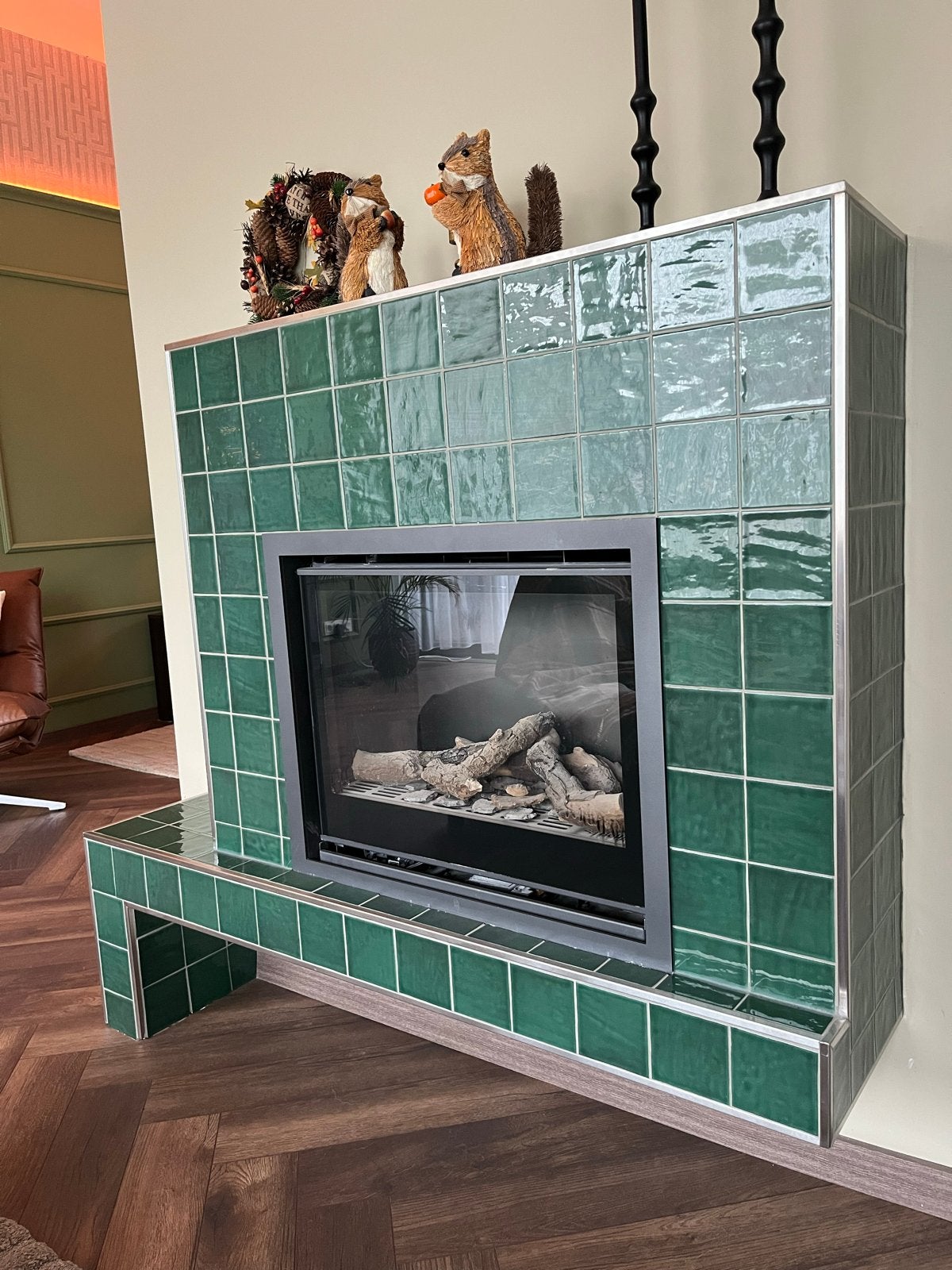 Cifre Ceramica Zellige Olive 10x10 Wandtegels - Nieuw, Ophalen, Nieuw, Minder dan 20 cm, Minder dan 5 m²