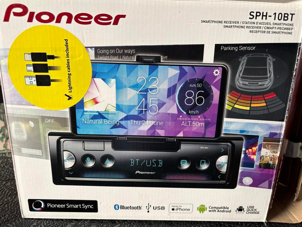 Nieuwe Pioneer SPH-10BT autoradio, Ophalen of Verzenden, Nieuw
