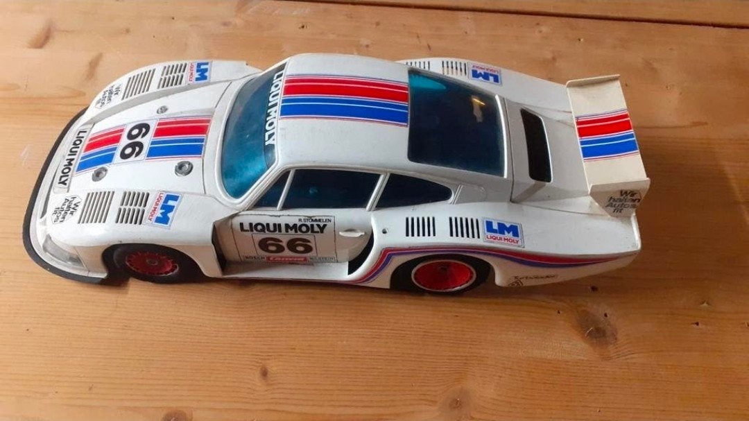 Carrera Structo 4030 Porsche 935 1:12 R/C, Ophalen of Verzenden, Gebruikt, 1:9 t/m 1:12, Auto