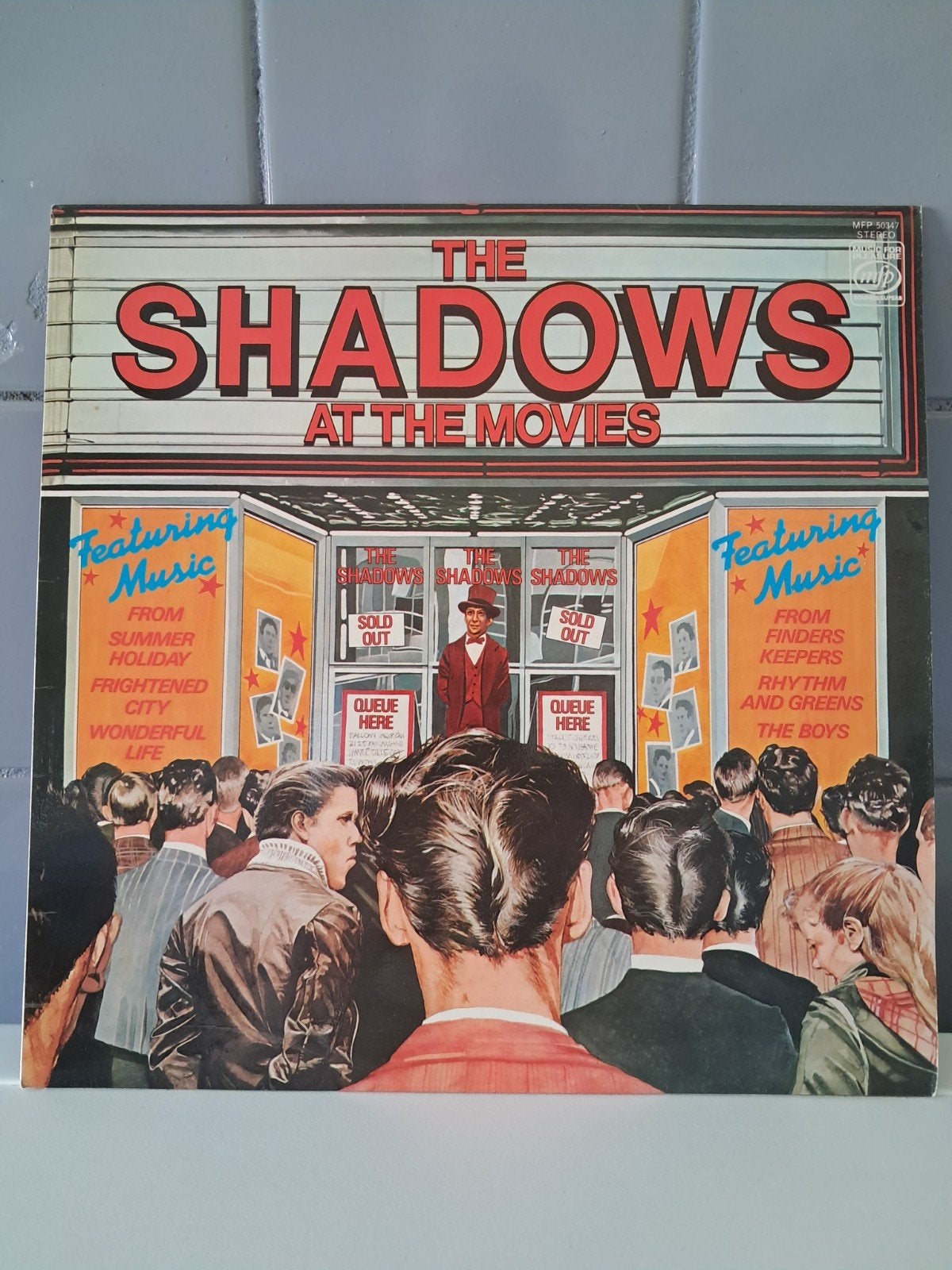 The Shadows At The Movies LP - Pop/Rock Vinyl, Ophalen of Verzenden, Gebruikt, 12 inch