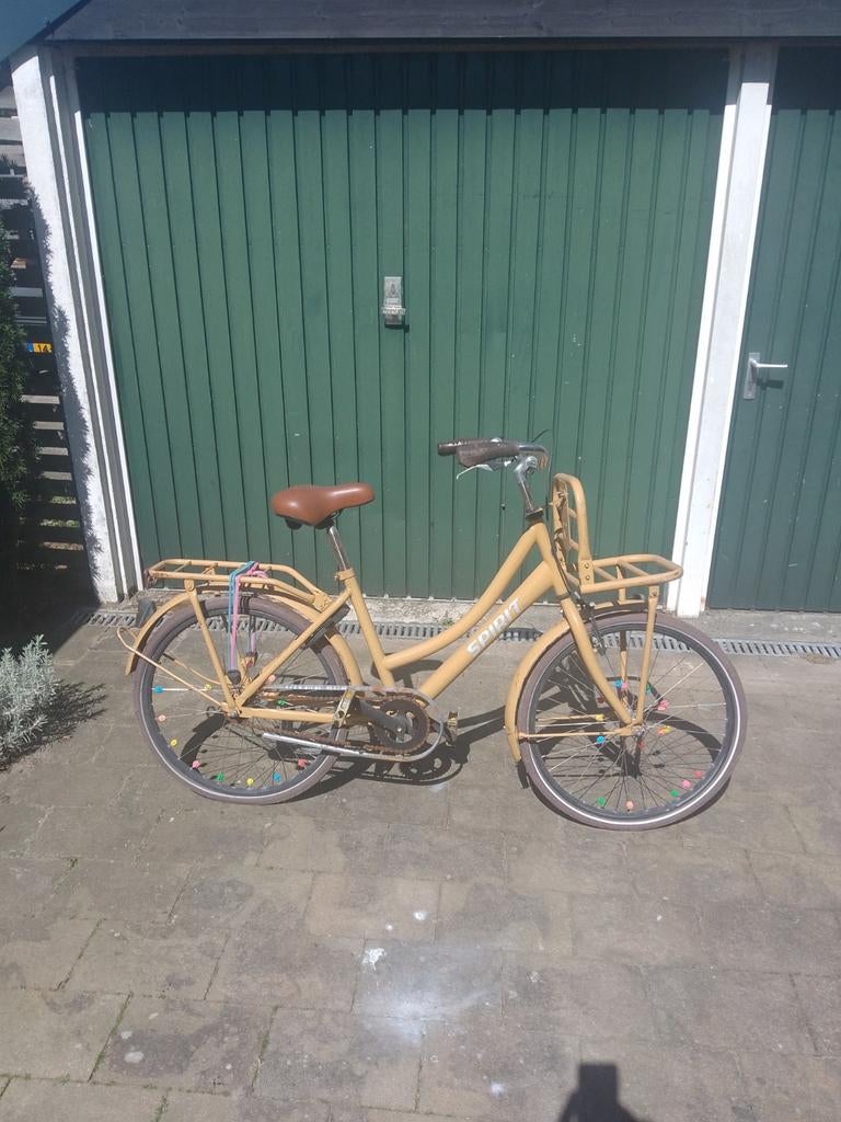 Spirit  kinder omafiets opoefiets met voordrager - Gebruikt, Terugtraprem, Ophalen, Overige merken, 16 tot 20 inch