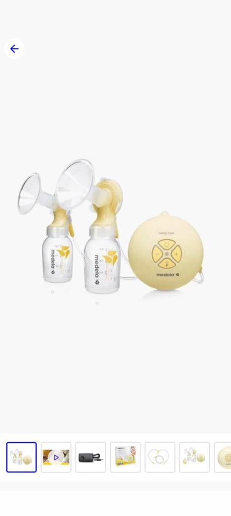Medela Swing Maxi dubbele elektrische borstkolf, Ophalen of Verzenden, Zo goed als nieuw, Borstkolf