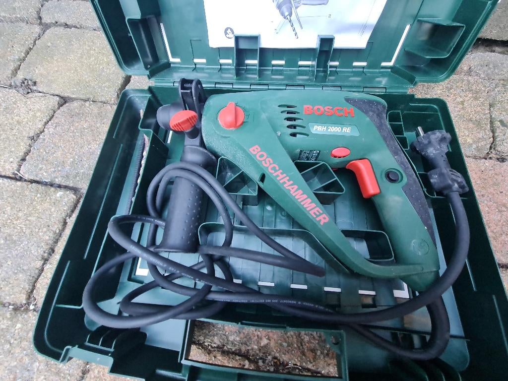Bosch Boorhamer PBH 2000 SRE, Ophalen, Zo goed als nieuw, 400 tot 600 watt, Boor- en/of Breekhamer