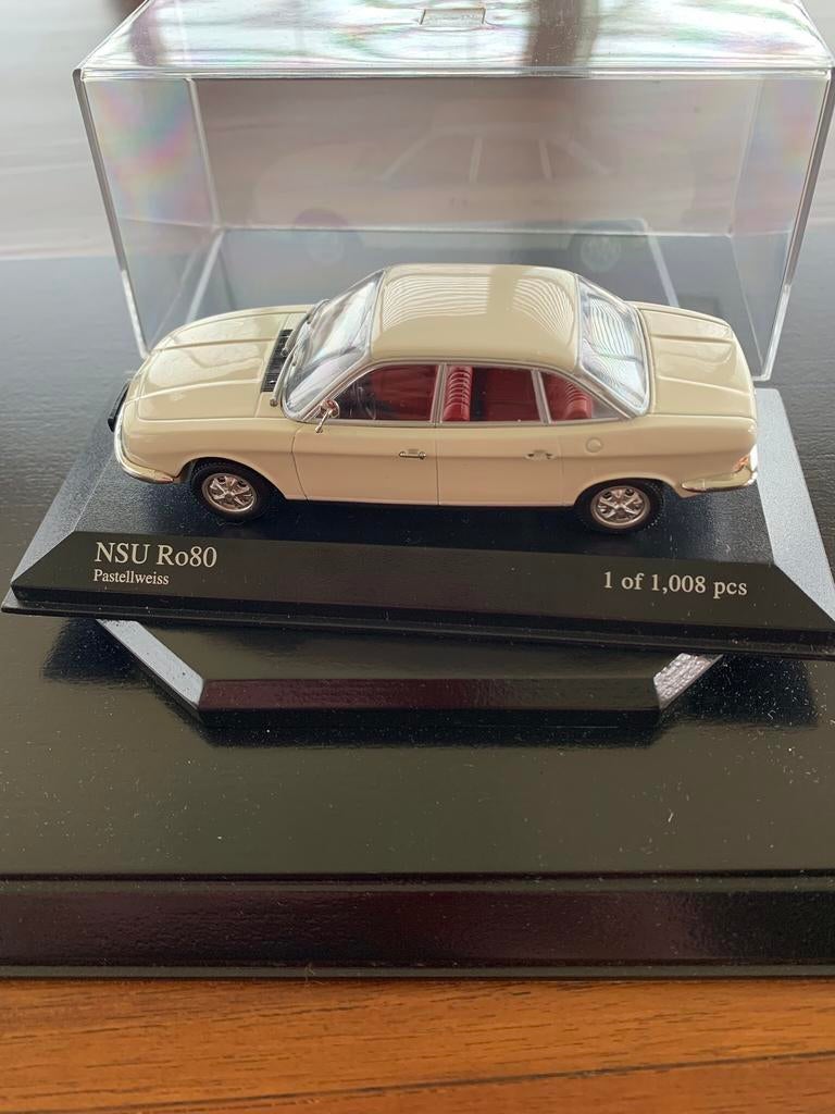 NSU Ro80 uit 1972, schaal 1 : 43, Ophalen of Verzenden, Zo goed als nieuw, Auto, MiniChamps