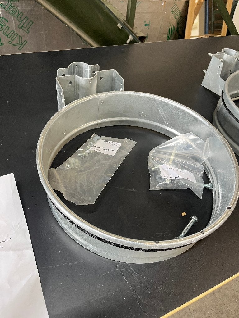 Afvalzakhouder Manutan 110 liter, 3 stuks, 40 liter of meer, Ophalen, Zo goed als nieuw, Metaal