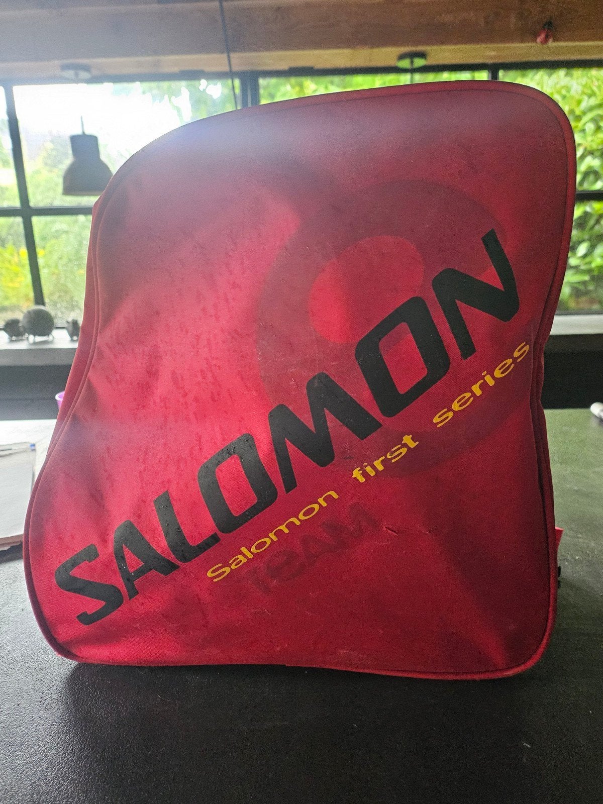 skischoenen man maat 43 Salomon, Sport en Fitness, Ophalen, 160 tot 180 cm, Gebruikt, Schoenen