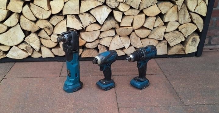 Gereedschap Makita schroeftol, multitool en slagschroeftol, Ophalen, Gebruikt