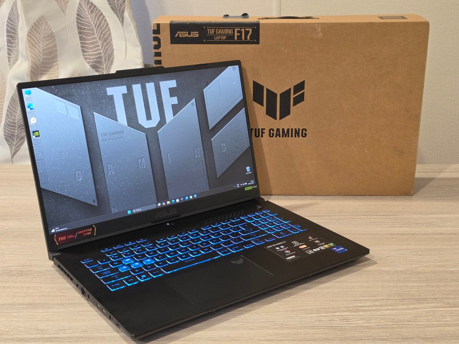 17.3" Asus TUF RTX 4060/Core i7-13620H/SSD 1TB/16GB.GARANTIE, Met videokaart, Zo goed als nieuw, Gaming, SSD
