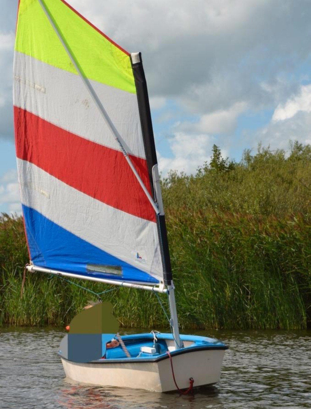 Optimist met handtrailer, Ophalen