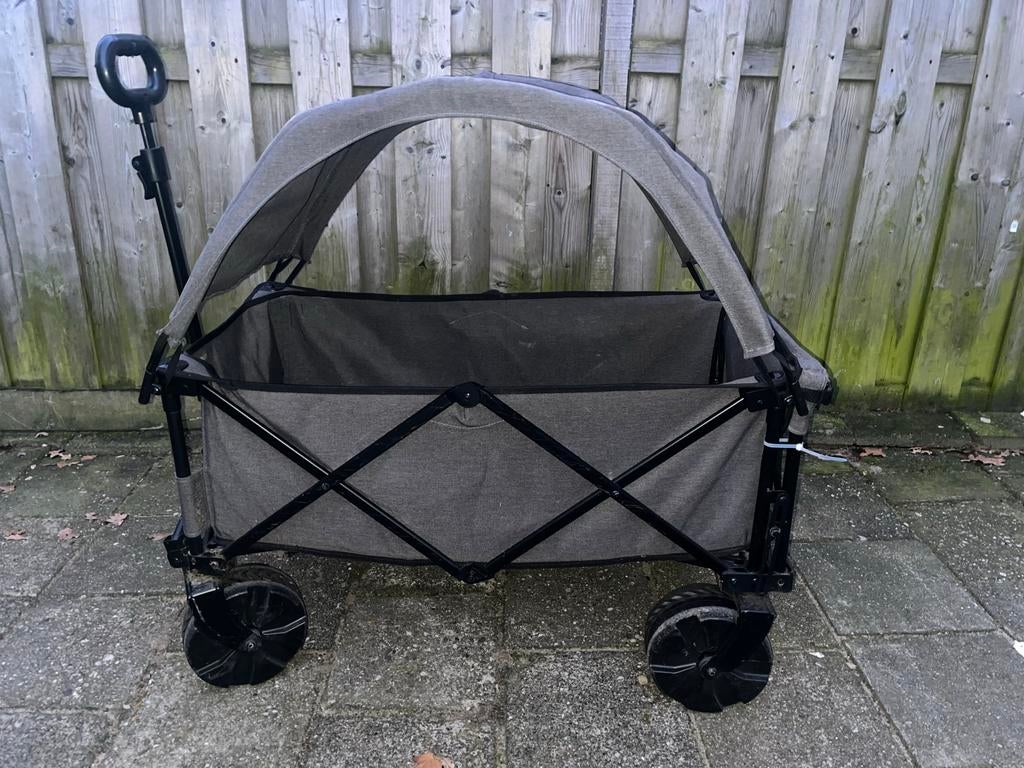 Opvouwbare bolderkar met zonnekap voor kinderen, boodschappe, Ophalen of Verzenden, Opvouwbaar, Gebruikt