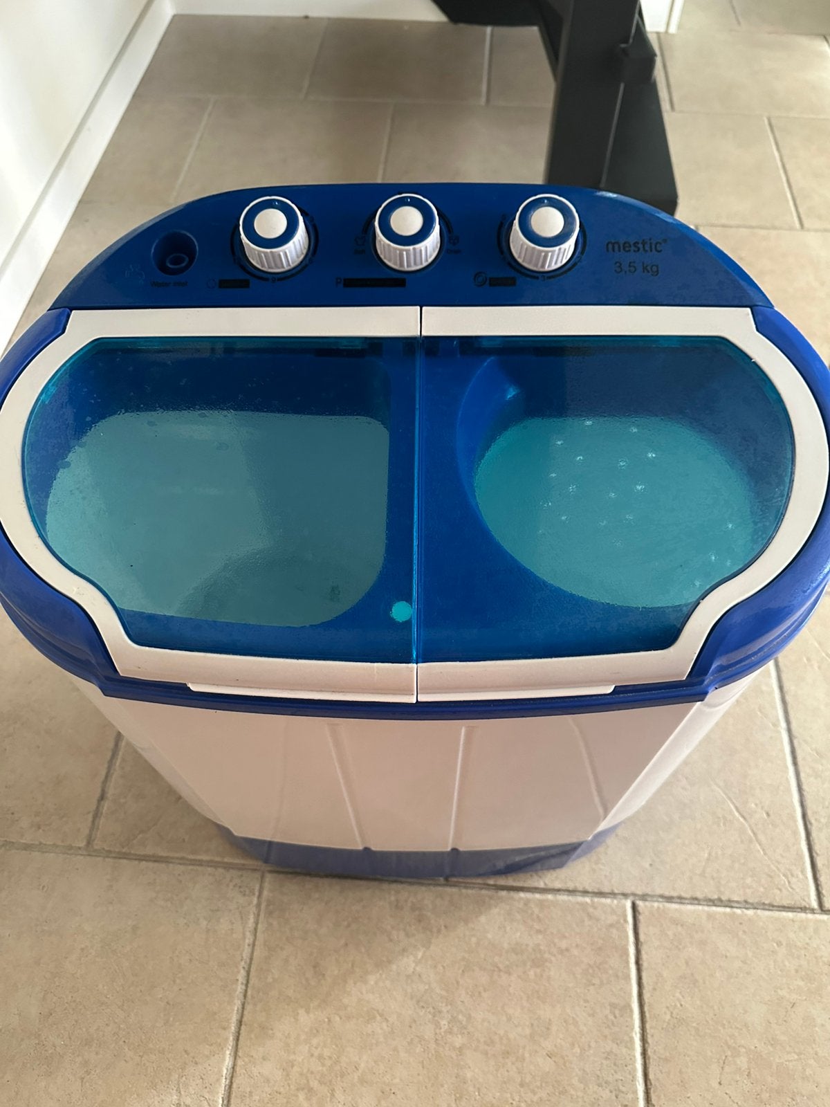 Camping wasmachine, Caravans en Kamperen, Ophalen, Zo goed als nieuw