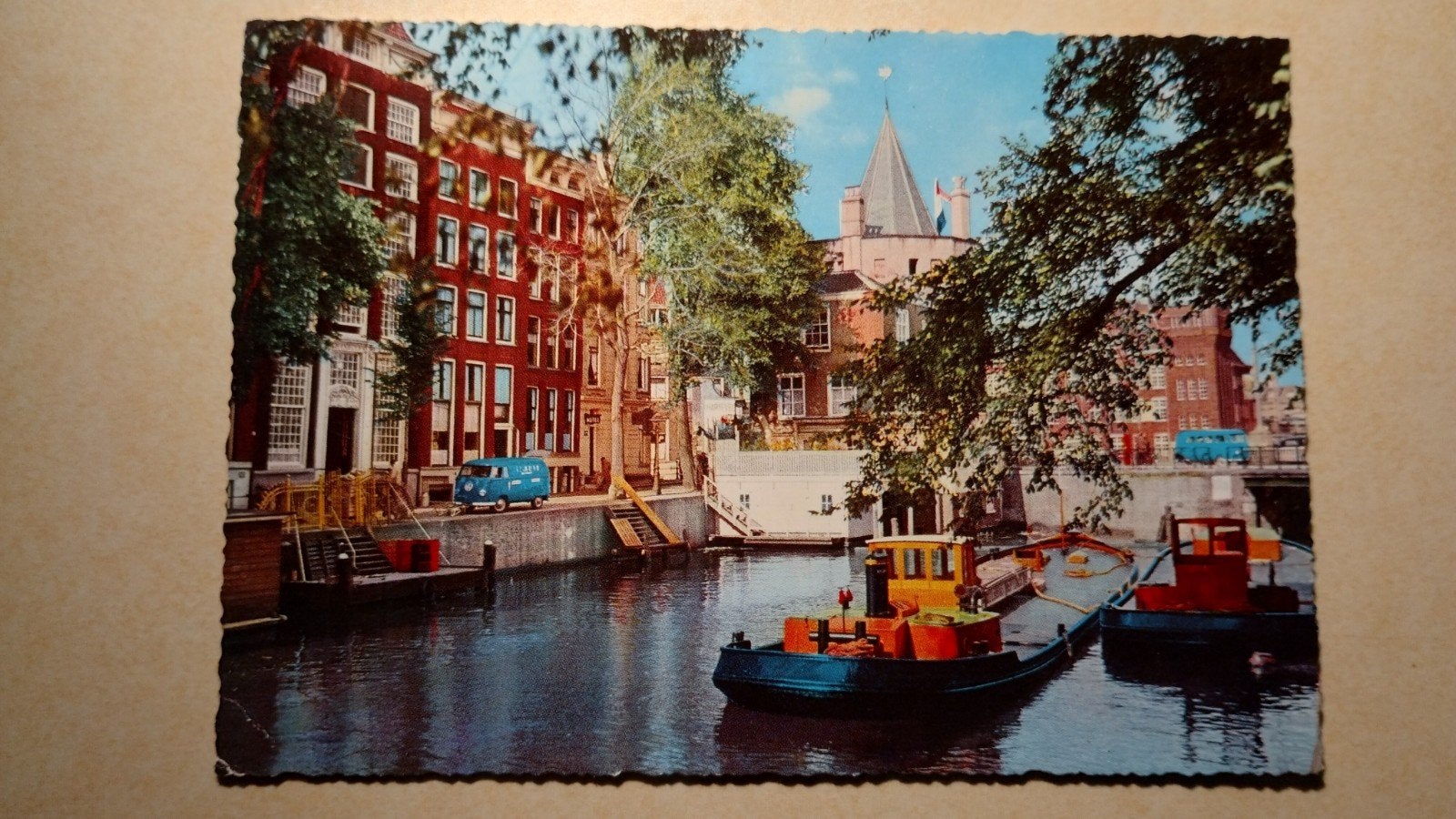 Oude ansichtkaart Amsterdam, Ophalen of Verzenden, 1960 tot 1980, Gelopen, Noord-Holland