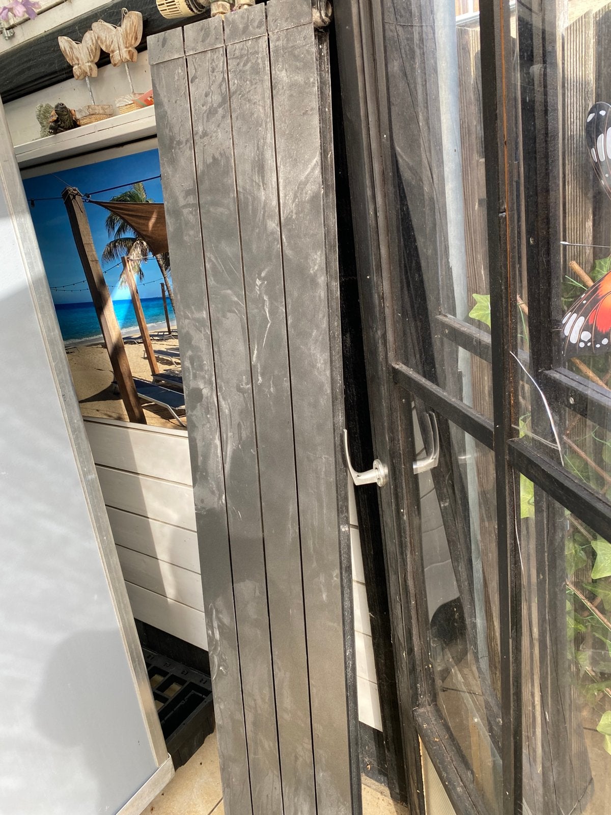 Zwarte staande verwarming, Doe-het-zelf en Verbouw, Verwarming en Radiatoren, Ophalen, Gebruikt, Minder dan 60 cm, Radiator