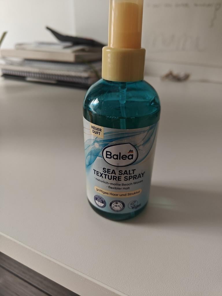 Balea sea salt texture spray, Ophalen of Verzenden, Zo goed als nieuw, Gel, Wax, Haarlak of Mousse