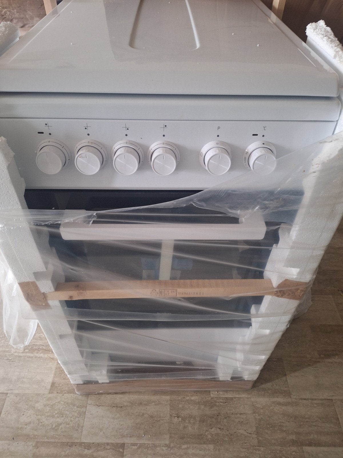 Splinternieuwe elektrische kookplaat met oven, Ophalen, Nieuw, 4 kookzones, Vrijstaand