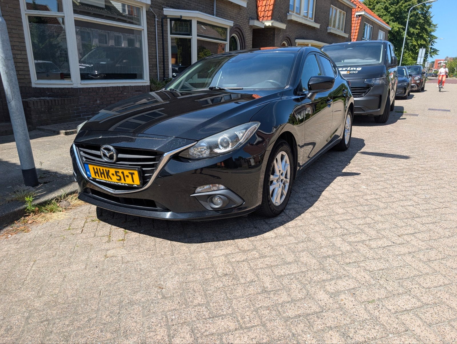 Mazda 3 2.0 GT-M Skyactiv-g 175pk HB 2016 Zwart, Voorwielaandrijving, 1998 cc, Stof, 4 cilinders