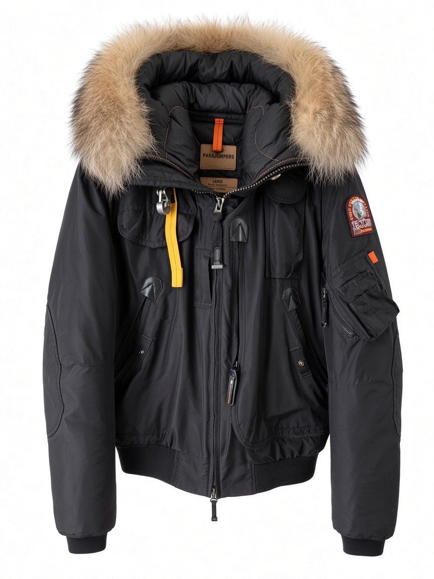 Parajumpers Anchorage Bomber Jacket - Zwart - Maat L, Ophalen of Verzenden, Zo goed als nieuw, Maat 52/54 (L), Zwart