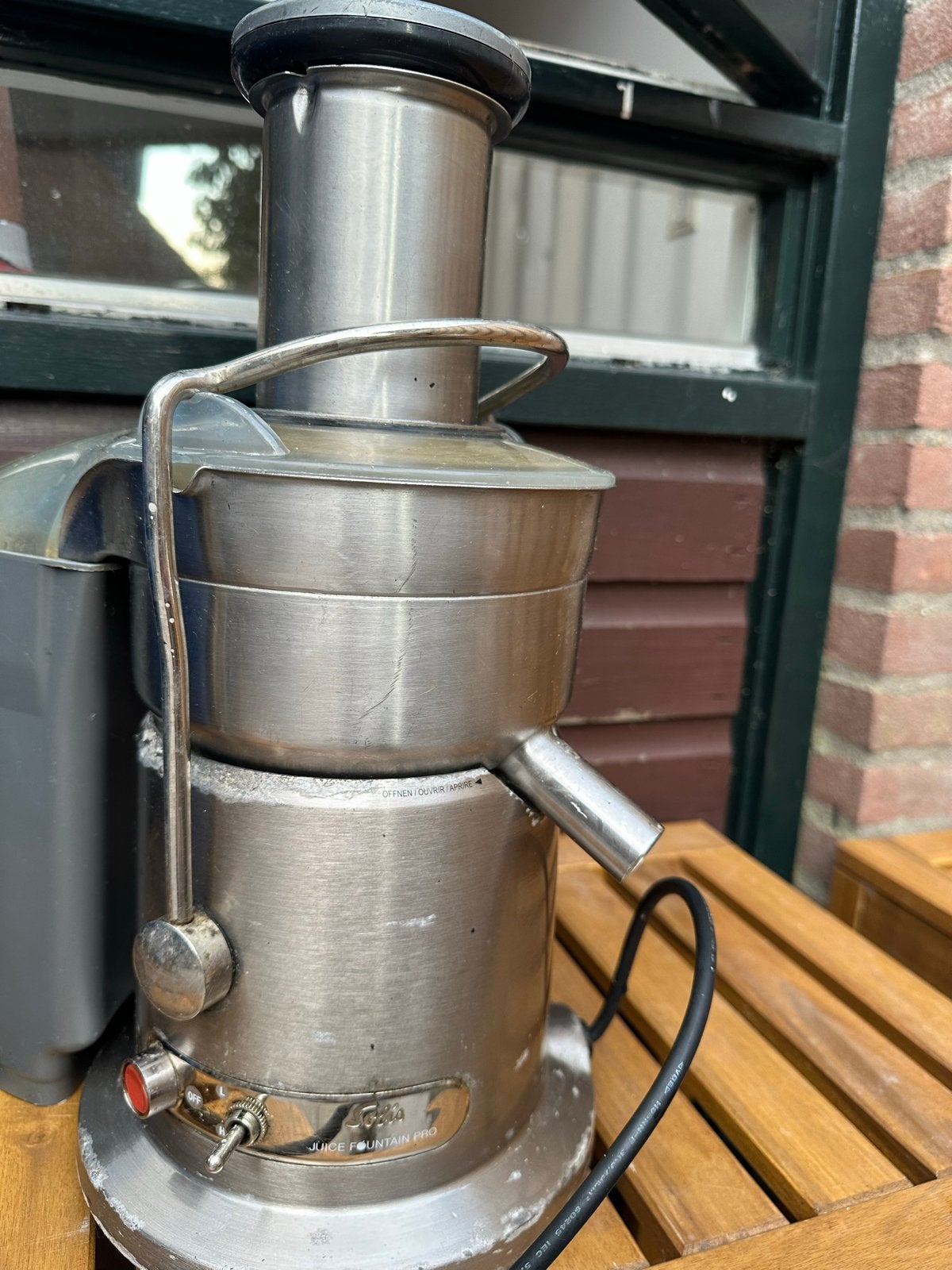 Solis Juice Fountain Pro sapcentrifuge - Gebruikt, Ophalen, Gebruikt, Elektrisch, Sapcentrifuge