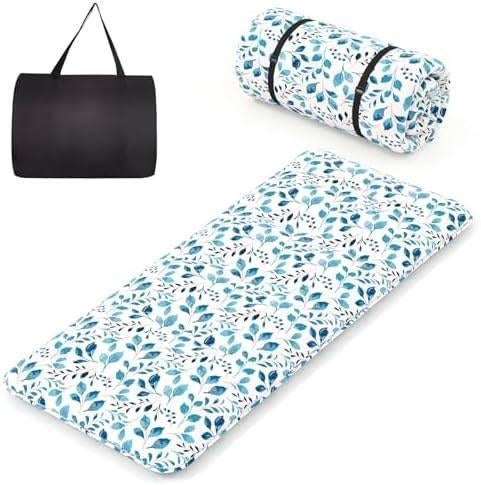 Draagbaar Vloermatras Portable Floor Mattress, Ophalen, Eenpersoons, Blauw, Nieuw