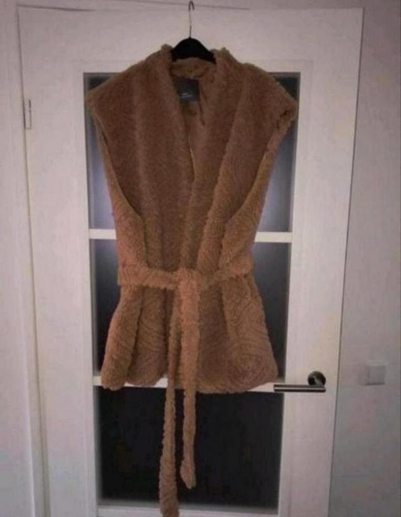 Only carmacoma teddy gilet xl maat 54/56, Ophalen of Verzenden, Zo goed als nieuw, Beige, Jas of Mantel
