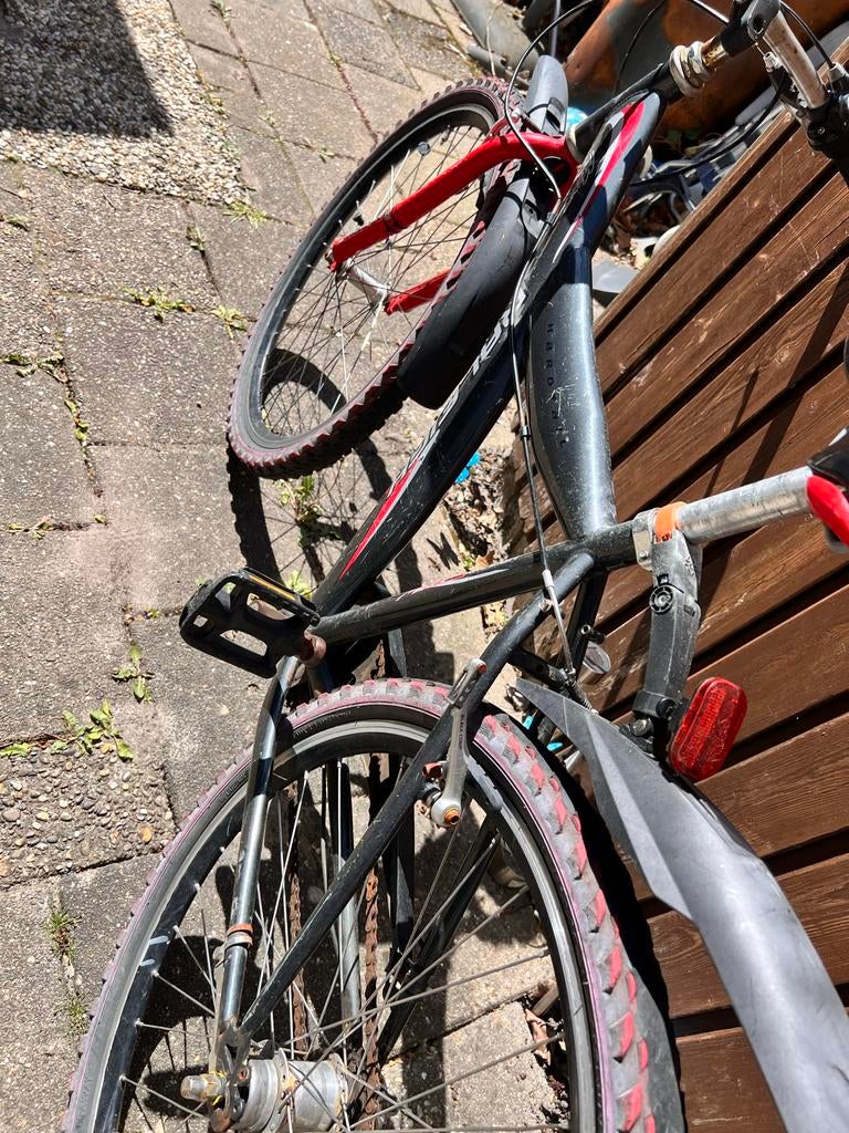 Raleigh mountainbike met werkende verlichting, Fietsen en Brommers, Fietsen | Mountainbikes en ATB, Gebruikt, Hardtail, 53 tot 57 cm