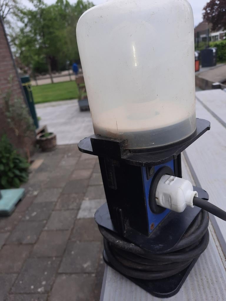 Te koop loop lamp met stopcontact, Ophalen of Verzenden, Minder dan 50 watt, Lamp