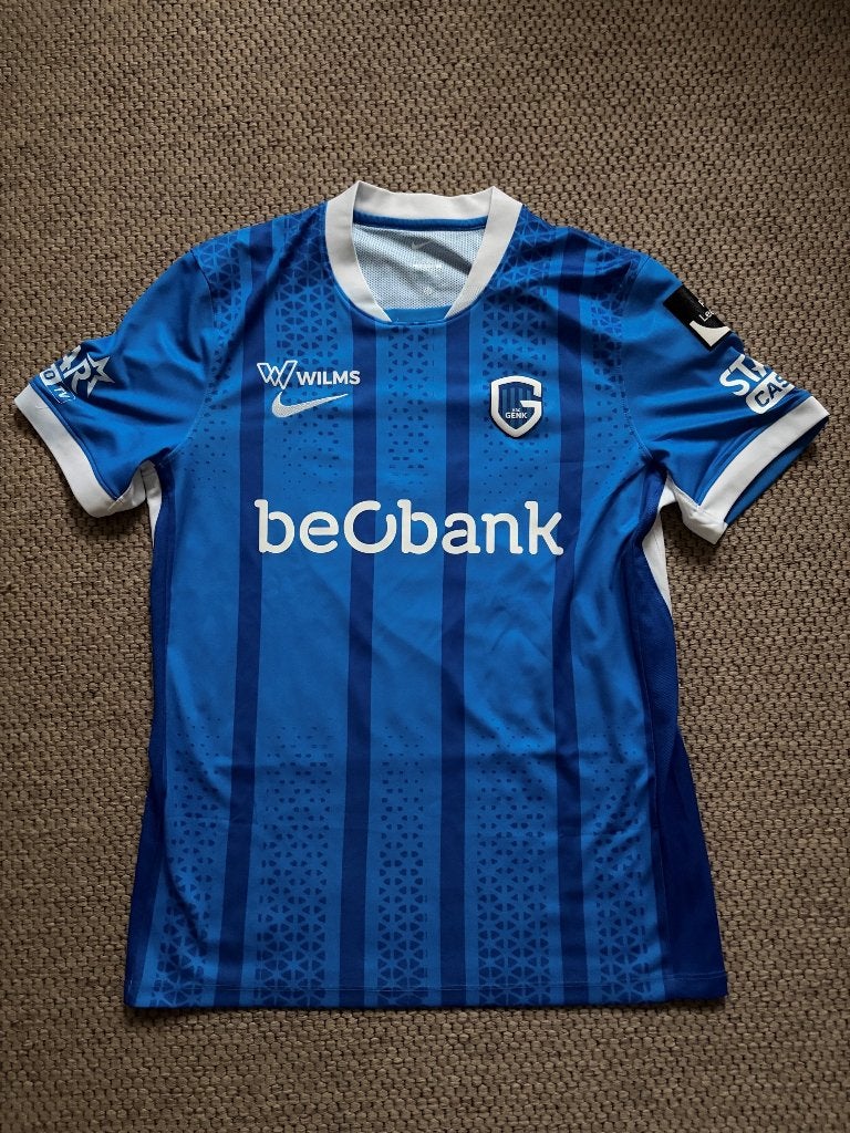 Matchworn RC Genk shirt Mujaid 2025-2026, Maat XL, Ophalen of Verzenden, Zo goed als nieuw, Shirt