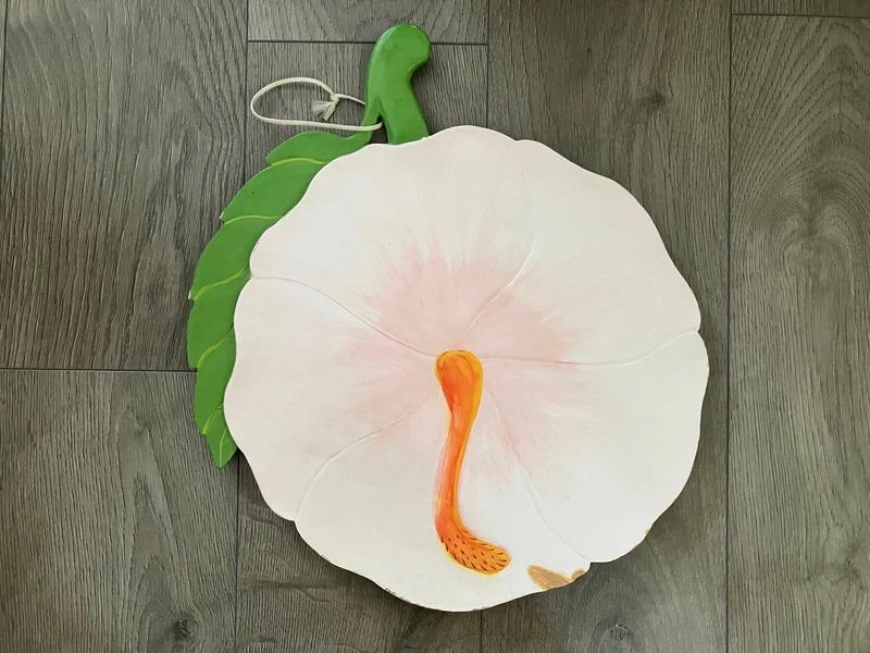 Gratis afhalen - Houten wanddecoratie calla lelie, Ophalen, Roze, Hout