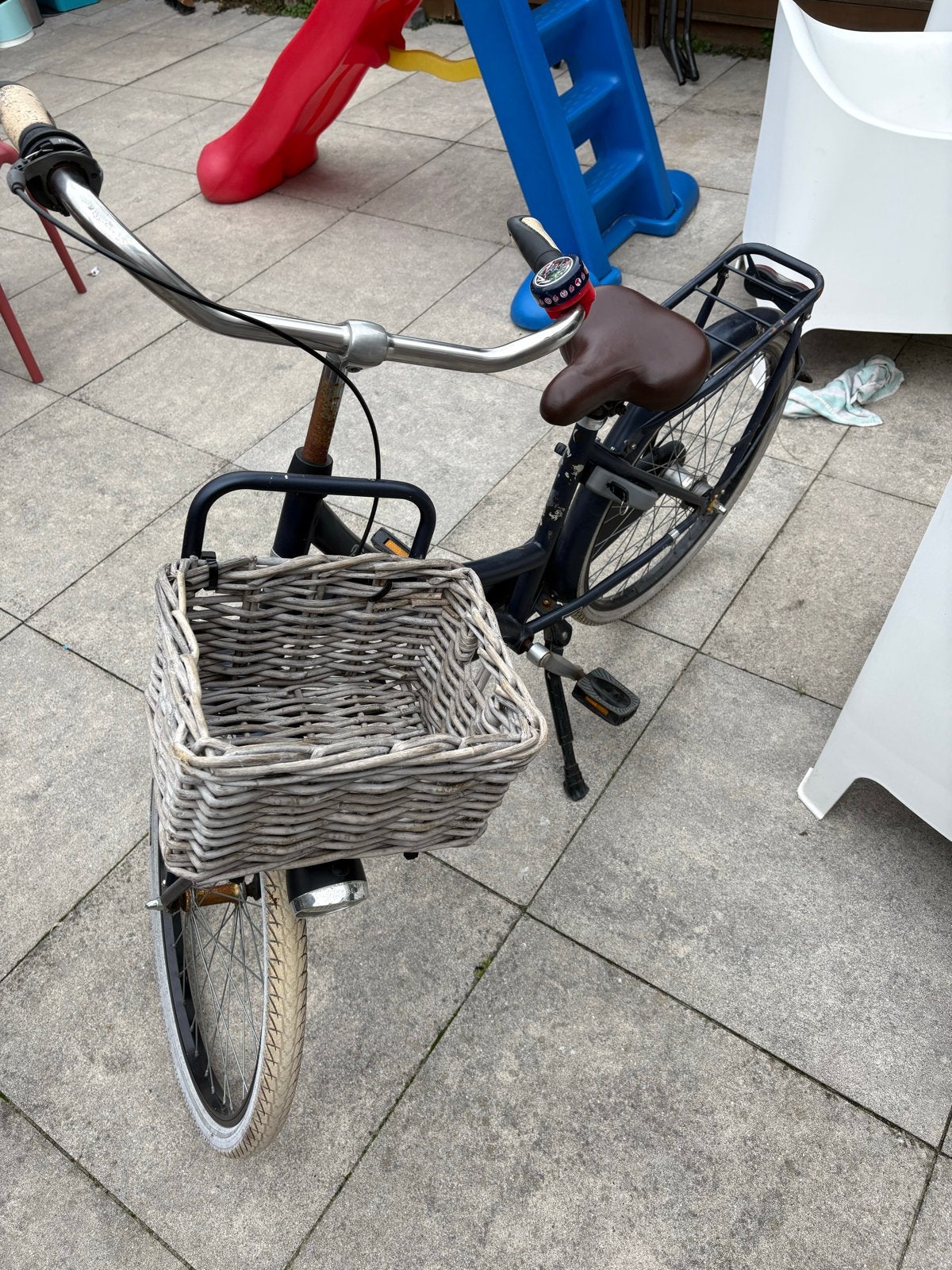 Sparta Pick-Up Meisjesfiets met Mandje - Gebruikt, Ophalen, Terugtraprem, Sparta, Gebruikt