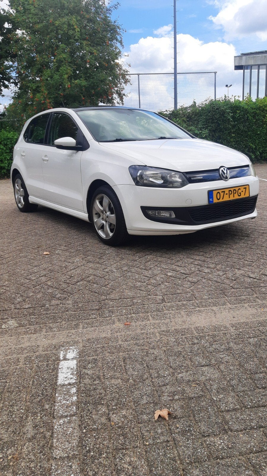 Nette volkswagen Polo 1.2 TDI  BM 2011 Wit, Voorwielaandrijving, 74 pk, 1199 cc, 96 €/maand