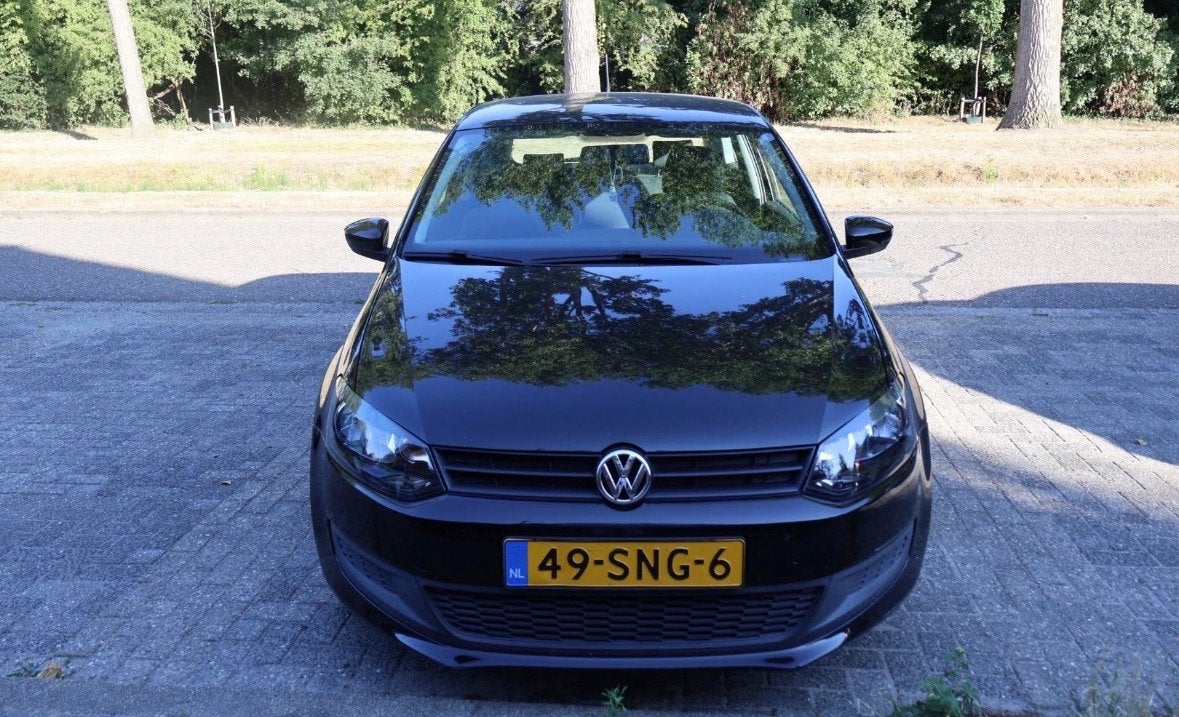 Volkswagen Polo 1.2 6V 44KW 5D My2009 2011 Zwart, Auto's, Volkswagen, Voorwielaandrijving, 967 kg, 40 €/maand, 1198 cc