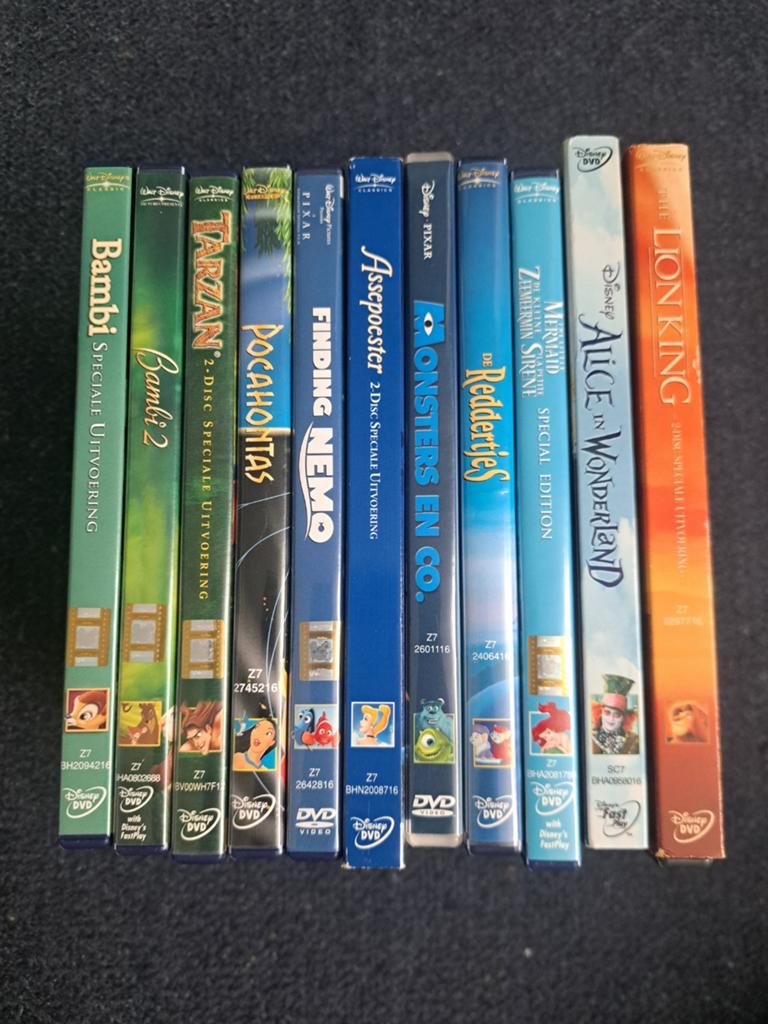 Diverse Disney films op DVD - Los of als set te koop, Avontuur, Gebruikt, Alle leeftijden, Ophalen of Verzenden
