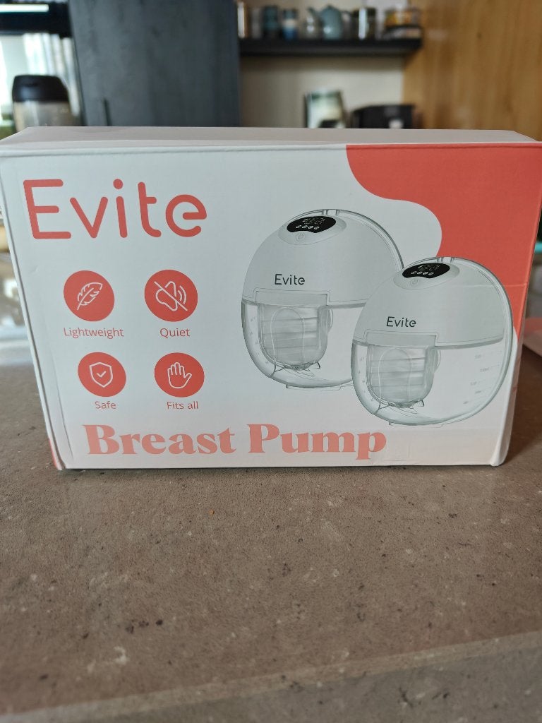 Evite dubbele borstkolf handsfree, Dubbelzijdig, Borstkolf, Ophalen of Verzenden, Zo goed als nieuw