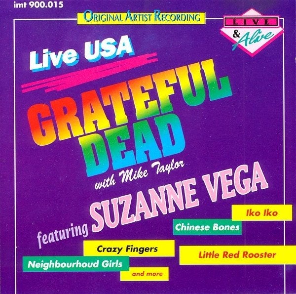 Grateful Dead Live USA met Suzanne Vega CD, Rock, Ophalen of Verzenden, Live-album, Inclusief boekje