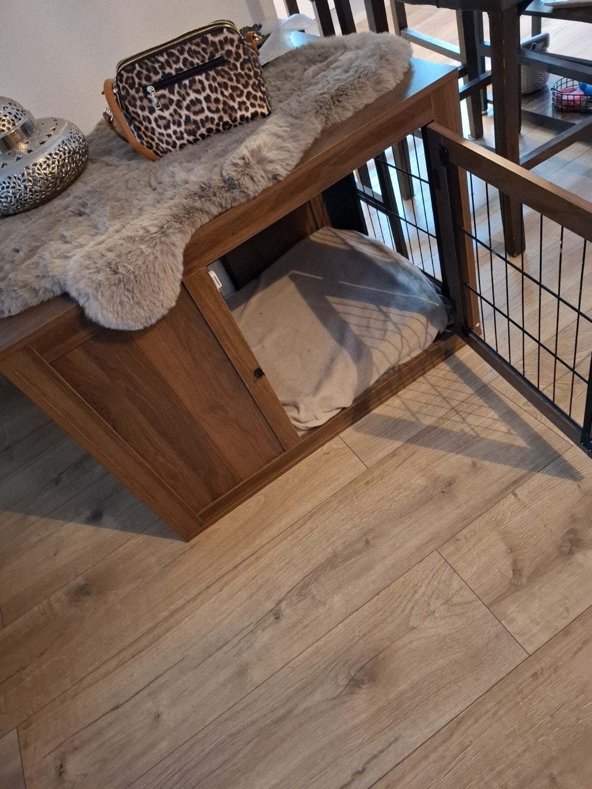 luxe hondenbench, Ophalen
